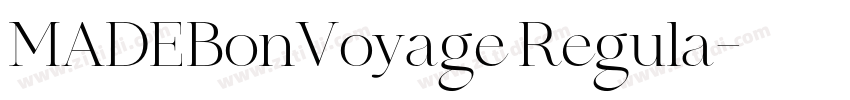 MADEBonVoyage Regula字体转换